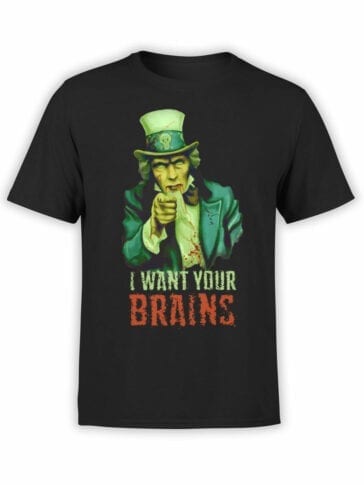 Funny T-Shirts "Brains". Cool T-Shirts.