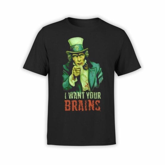 Funny T-Shirts "Brains". Cool T-Shirts.
