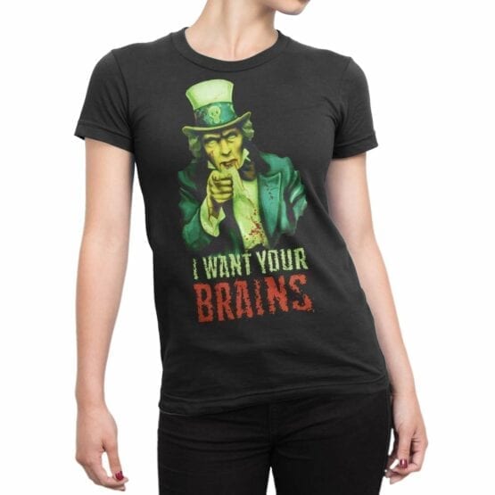 Funny T-Shirts "Brains". Cool T-Shirts.