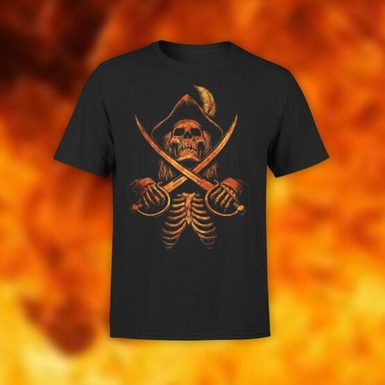 Pirate T-Shirt "Pirate Skeleton". Cool T-Shirts.