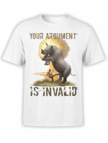 Crazy T-Shirts "Argument". Funny T-Shirts.