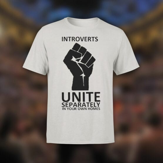 Funny T-Shirts "Introverts". Cool T-Shirts.