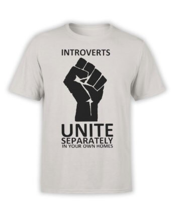 Funny T-Shirts "Introverts". Cool T-Shirts.