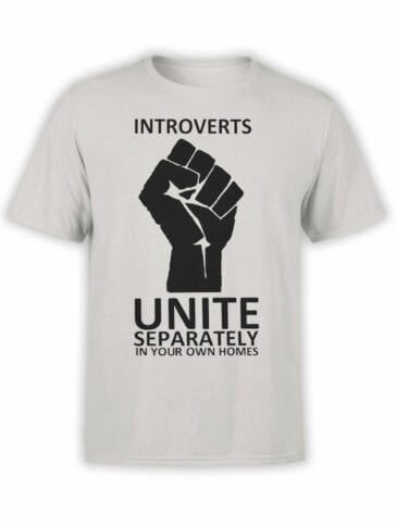 Funny T-Shirts "Introverts". Cool T-Shirts.