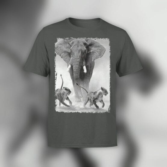 Cool T-Shirts "Elephant and Lions"