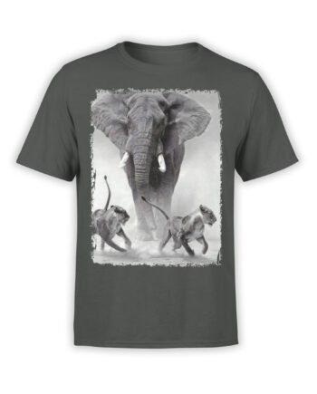 Cool T-Shirts "Elephant and Lions"