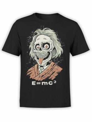 Funny T-Shirts "Zombie Einstein". Cool T-Shirts.