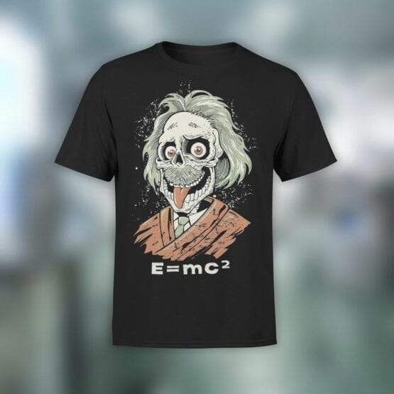 Funny T-Shirts "Zombie Einstein". Cool T-Shirts.