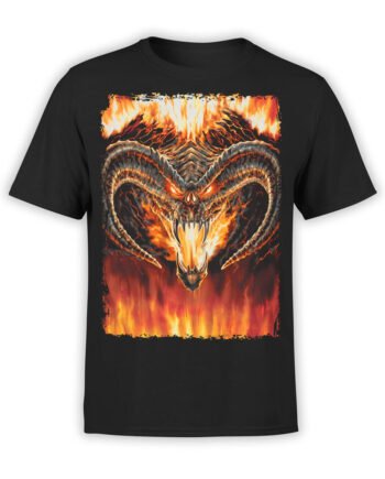 0360 Lord of the Rings T Shirt Balrog Front