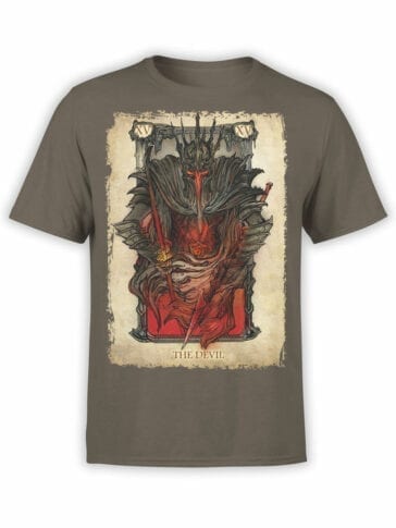 0389 Lord of the Rings T Shirt The Devil Front