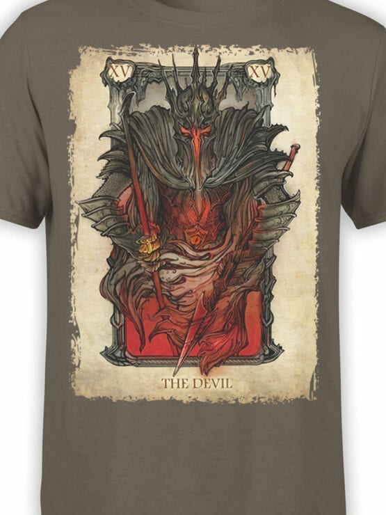 0389 Lord of the Rings T Shirt The Devil Front Color