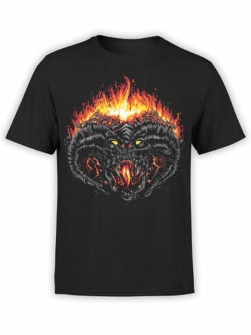 0391 Lord of the Rings T Shirt Balrog Front