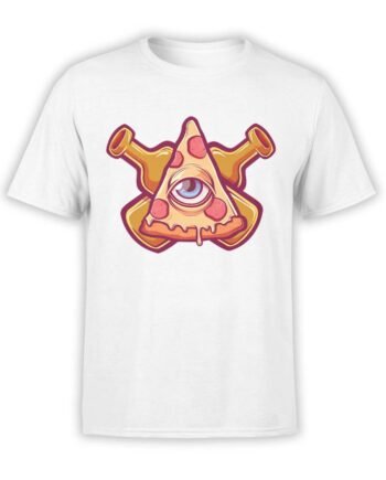 Funny T-Shirts "Pizzaminati". Cool T-Shirts.