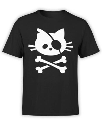 Pirate T-Shirt "Pirate Cat". Cool T-Shirts.