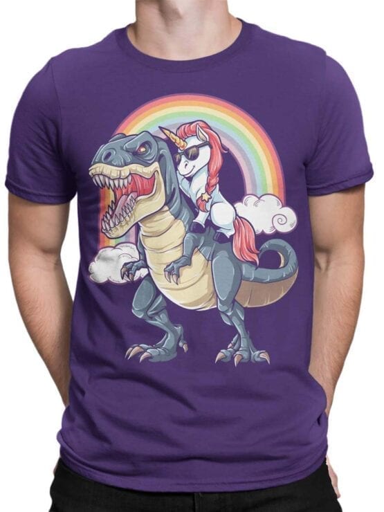 Funny T-Shirts "Unicorn and T-Rex"