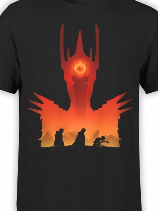 Lord of the Rings T Shirt Mordor Front Color