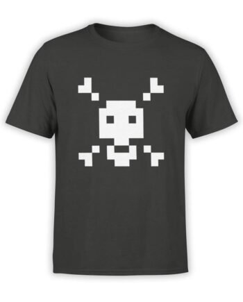 Pirate Shirt "Pixel Skull" Unisex