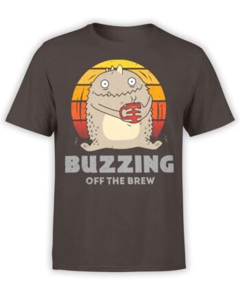 Coffee Shirt "Buzzing" Unisex