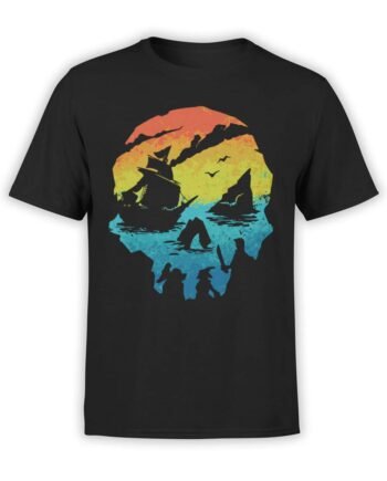 Pirate Shirt "Skeleton Island" Unisex