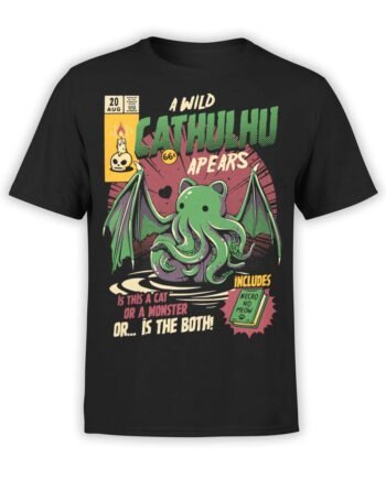 Funny T-Shirts "Cathulhu" Unisex