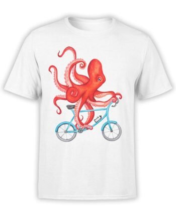 Funny T-Shirts "Octocycle" Unisex