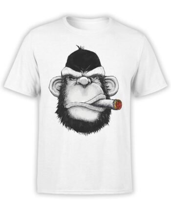 Monkey Shirt "Smoking Gorilla" Unisex