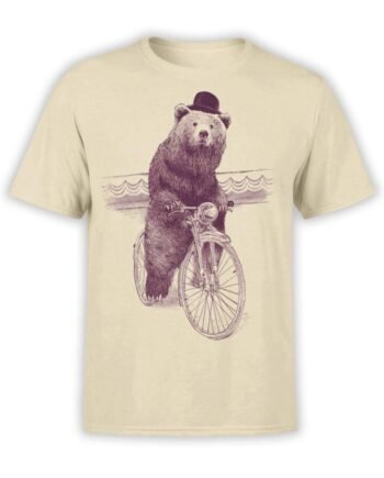 Retro T-Shirt | Bear on Bicycle | Unisex