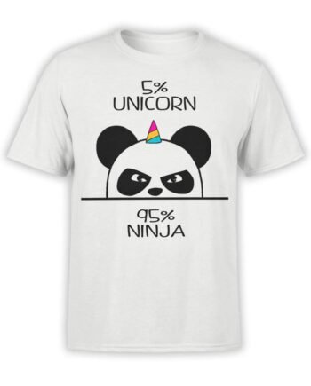 0473 Panda Shirt Unicorn Ninja_Front_Man