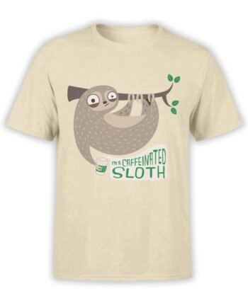 0489 Sloth Shirt Caffeinate