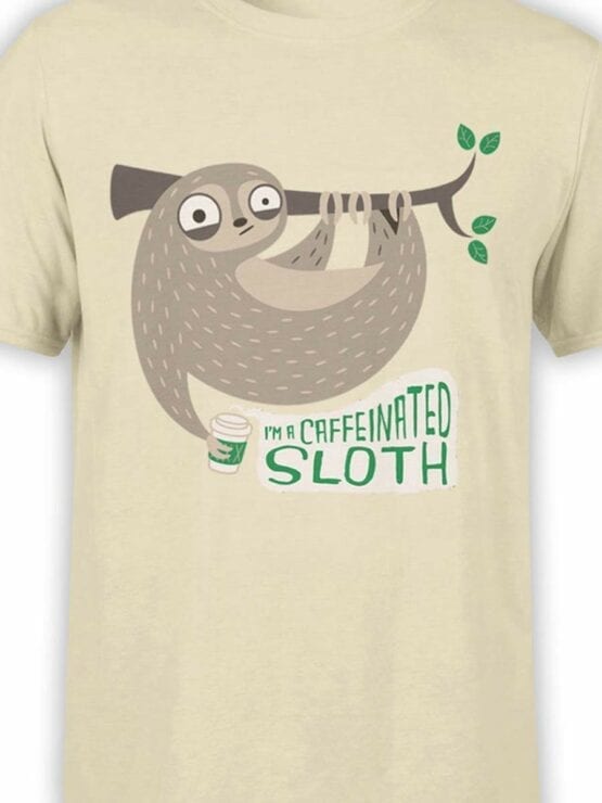 0489 Sloth Shirt Caffeinate