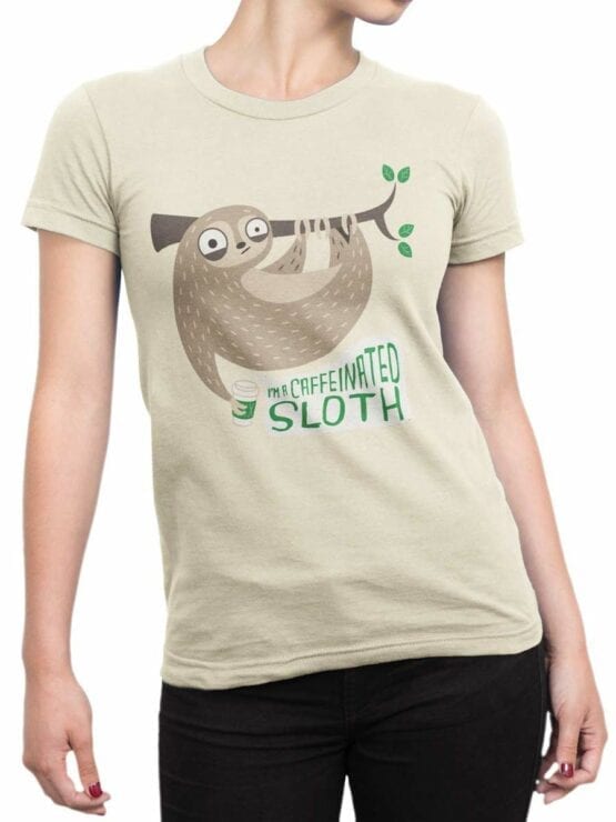 0489 Sloth Shirt Caffeinate