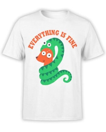 0490 Funny T-Shirts Everything Is Fine