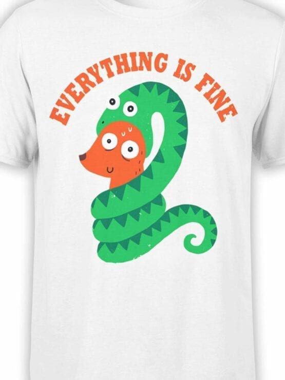 0490 Funny T-Shirts Everything Is Fine