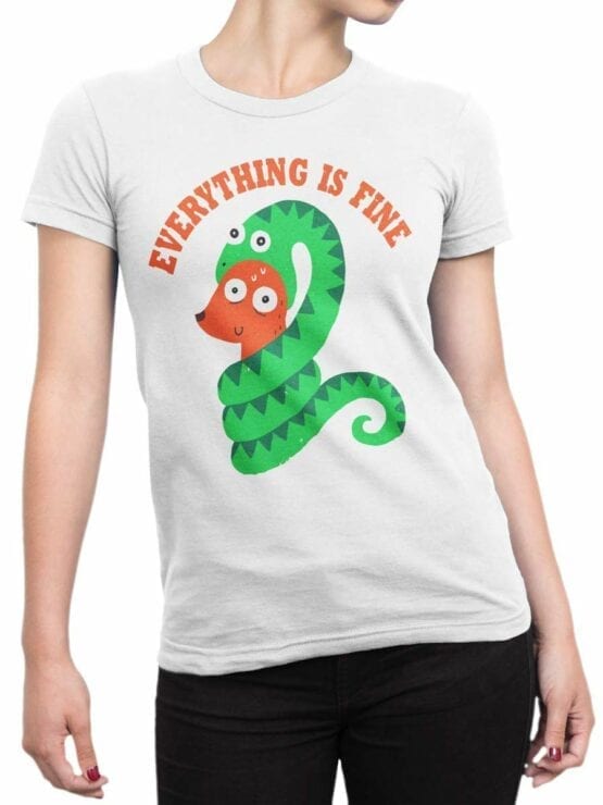 0490 Funny T-Shirts Everything Is Fine