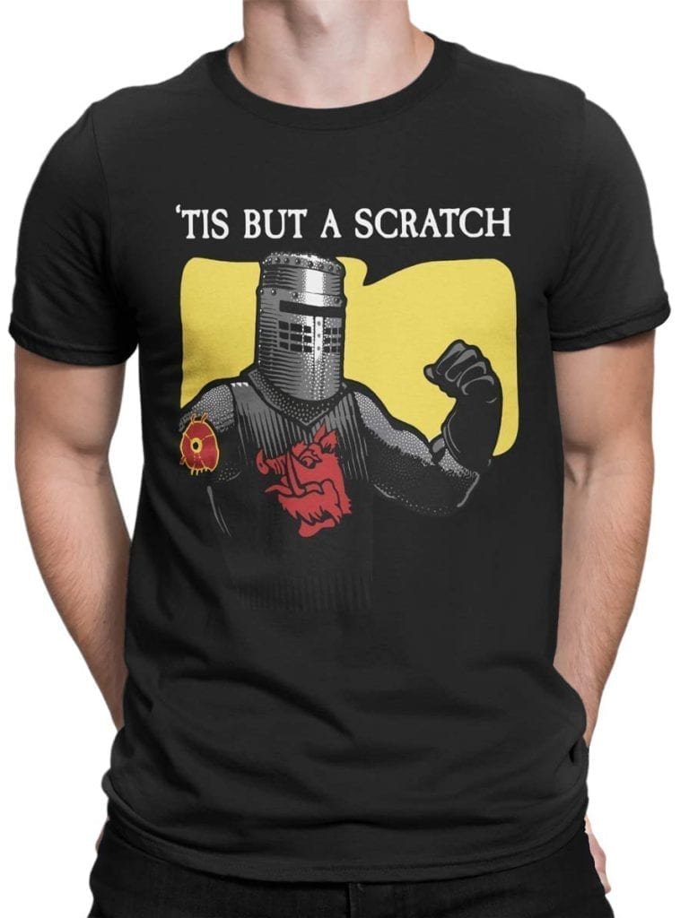 Monty Python T-Shirts. "Scratch" Unisex T-Shirt. 100% Ultra Cotton.