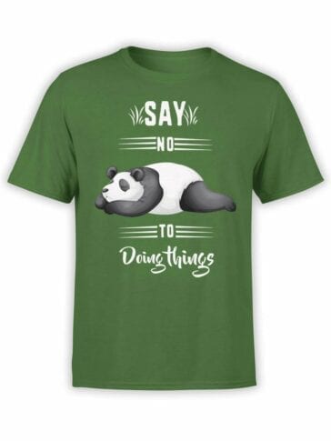 0520 Panda T-Shirt Say No