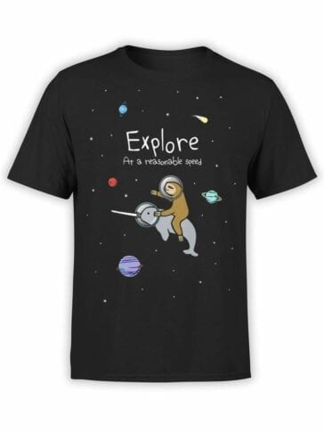 0524 Sloth T-Shirt Explore