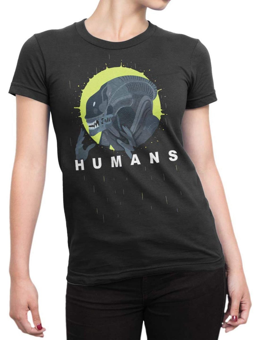 Alien Shirt. "Humans" Unisex T-Shirt. 100% Ultra Cotton. High Quality ...