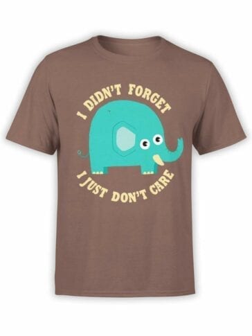 0539 Elephant Shirt Don't Care