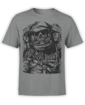 0556 Skull T-Shirt Dead Astronaut