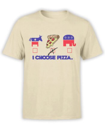 0562 Pizza T-Shirt Right Choice_Front