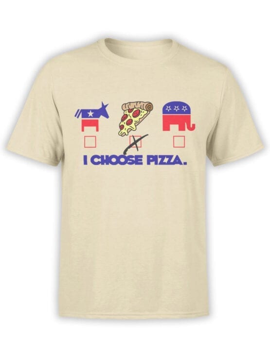 0562 Pizza T-Shirt Right Choice_Front