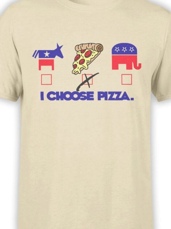 0562 Pizza T-Shirt Right Choice