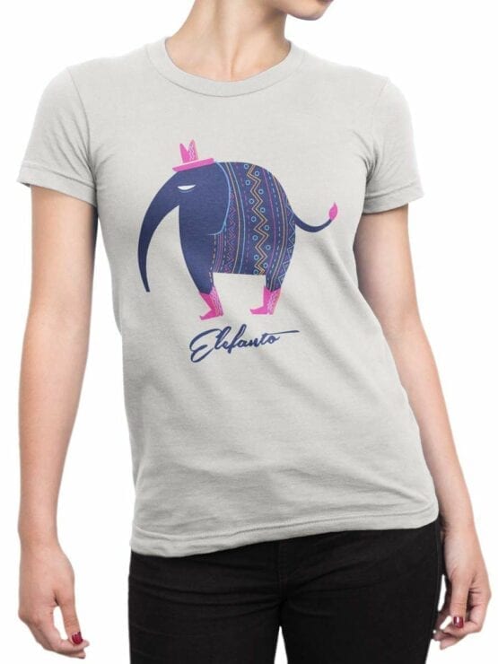 0567 Elephant Shirt Elephanto_Front_Woman