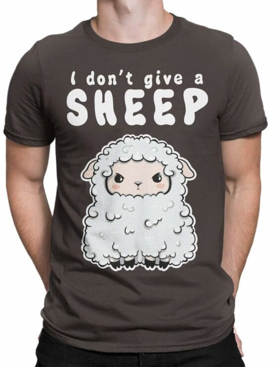 0570 Funny T-Shirts Give a Sheep_Front_Man