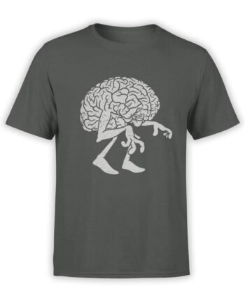 0578 Monster Shirts Zombie Brain_Front