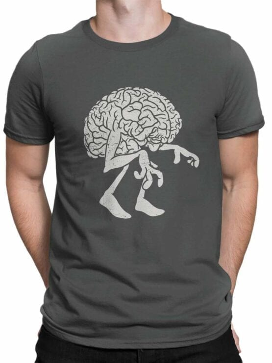 0578 Monster Shirts Zombie Brain_Front_Man