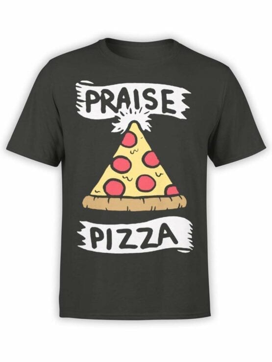 0579 Pizza T-Shirt Praise Pizza_Front