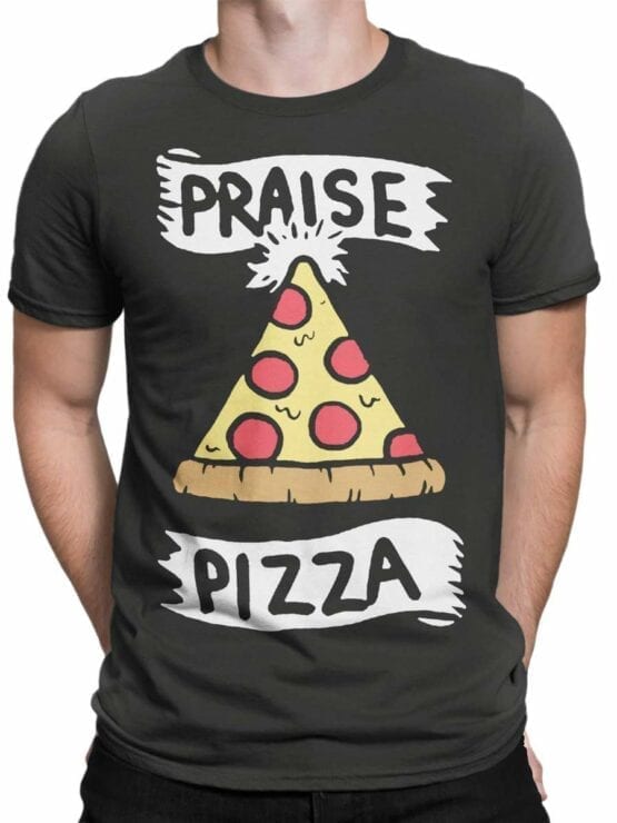 0579 Pizza T-Shirt Praise Pizza_Front_Man