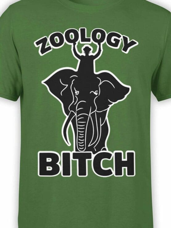 0584 Elephant Shirt Zoology Bitch_Front_Color